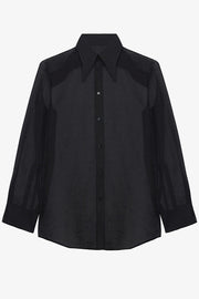 Retro Sheer Loose Long-sleeved Casual Shirt