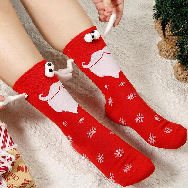 Christmas Cute Holding Hands Socks