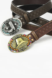 Retro Western Cowboy Style Waist Belt