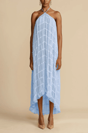 Versatility and Vintage Charm Pleated Drawstring Waist Tiered Maxi Skirt