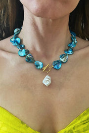 Exaggerated Irregular Shell Collarbone Necklace