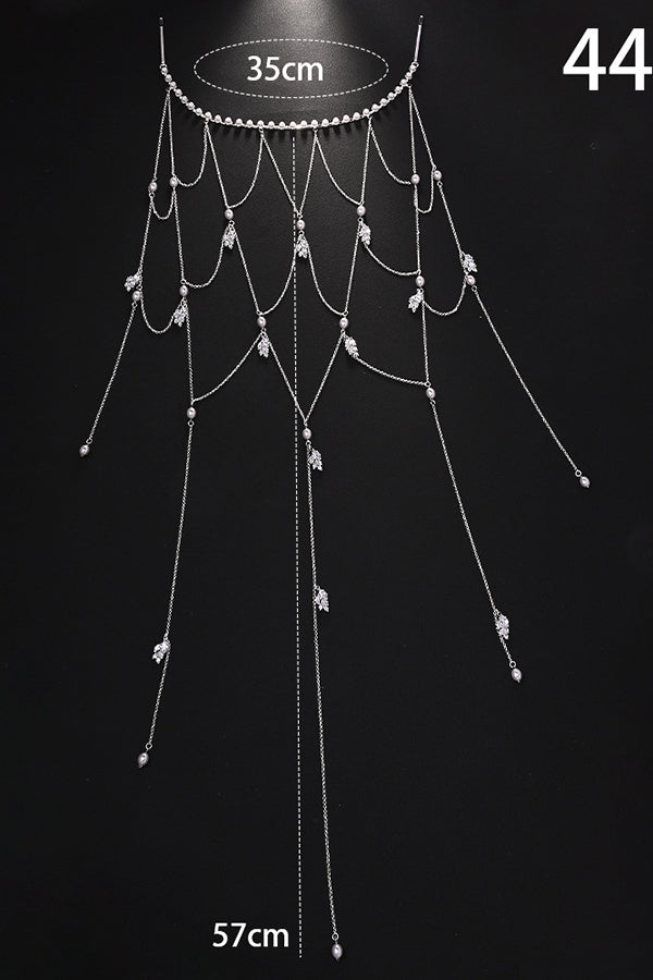 Pearl Headband with Tassels