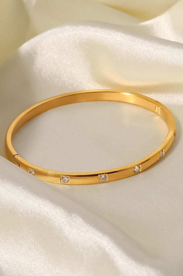 Retro Fashion Stainless Steel Gold Bracelet