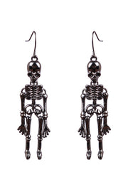 Halloween Dark Style Skull Earrings