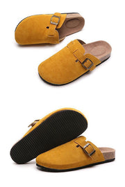 Flat Half Slippers Casual Outer Wear Round Toe Half Slippers