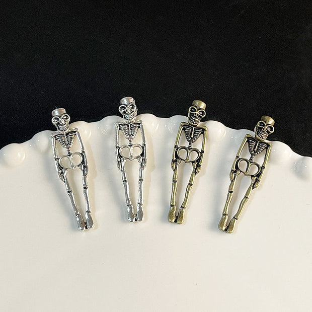 Halloween Skeleton Vintage Earrings