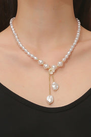 Elegant and Versatile Baroque Pearl Necklace