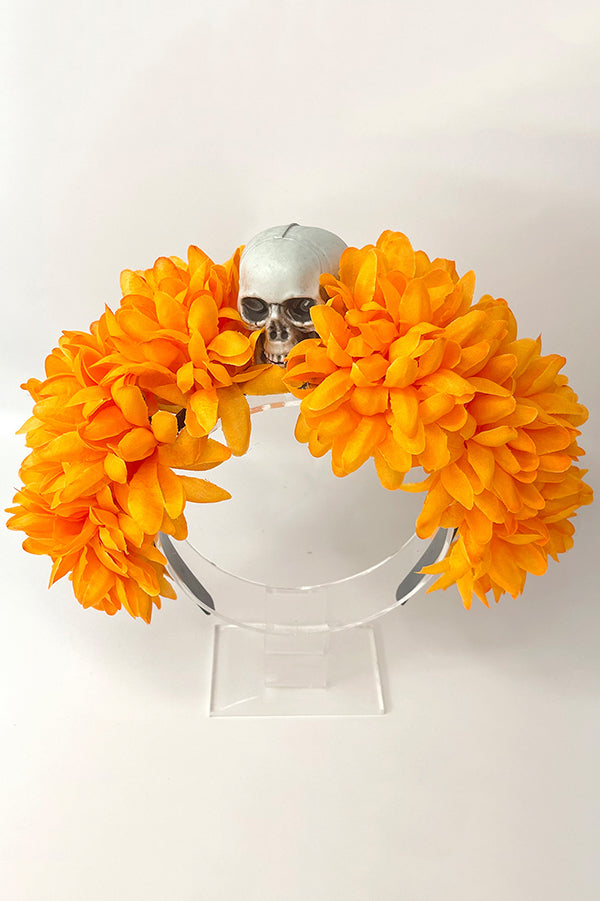 Halloween Flower Skull Headband