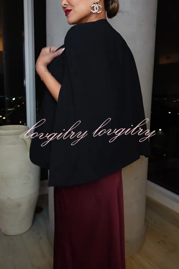 Variety of Styles Cape Sleeve Open Front Loose Blazer