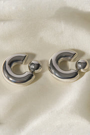 Fashionable C-shaped Niche Earrings
