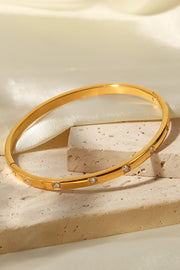 Retro Fashion Stainless Steel Gold Bracelet