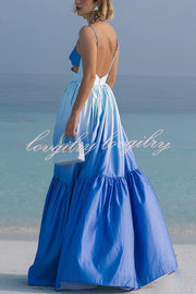 Ocean Breeze Gradient Cutout Waist Maxi Dress 的副本