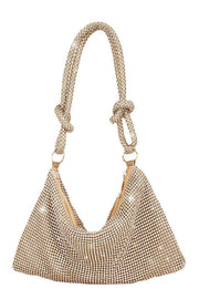 Rhinestone One-shoulder Armpit Bag