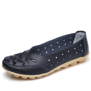 Tendon Sole Hollow Loafers