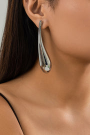 Fashionable Punk Big Water Drop Geometric Earrings