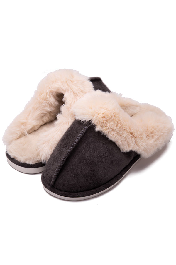 Warm Home Plush Cotton Slippers