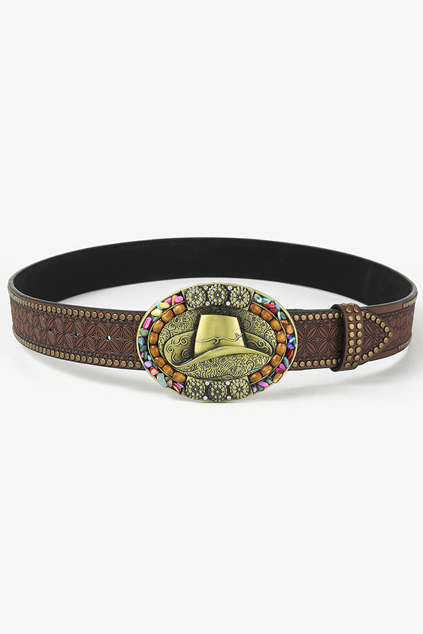 Retro Western Cowboy Style Waist Belt