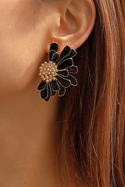 Retro Alloy Floral Pattern Earrings