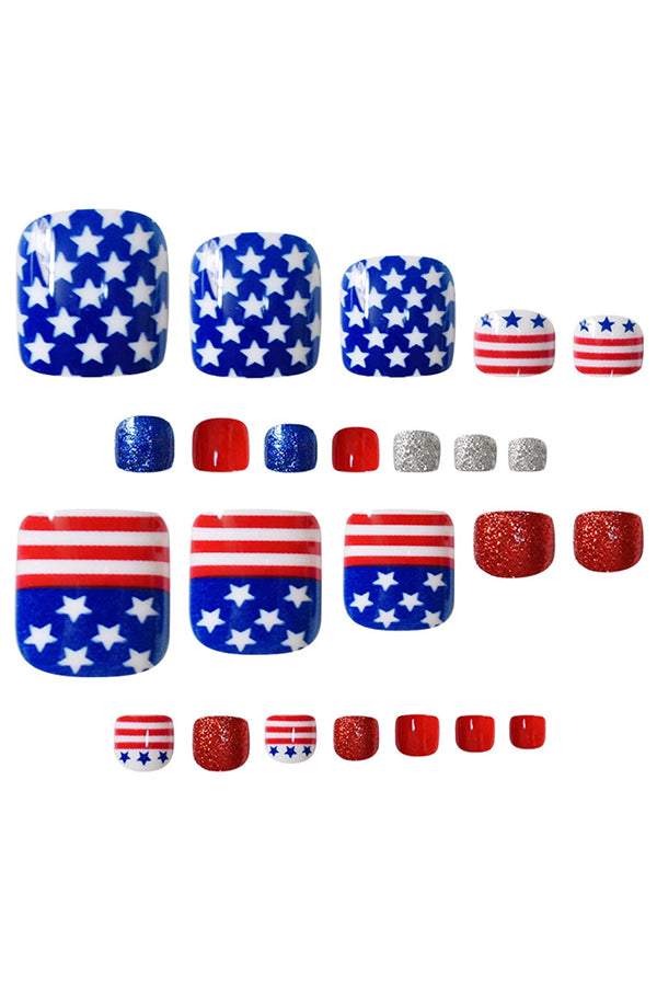 Independence Day Pattern Fashion Nail Art