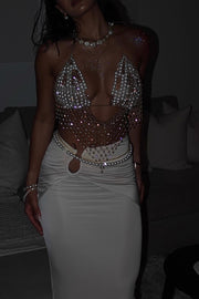 Fashionable Holiday Beach Multi-Layer Pearl Body Chain