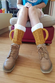 Beer Mug Socks Beer Leg Warmers Bavarian Leg Warmers