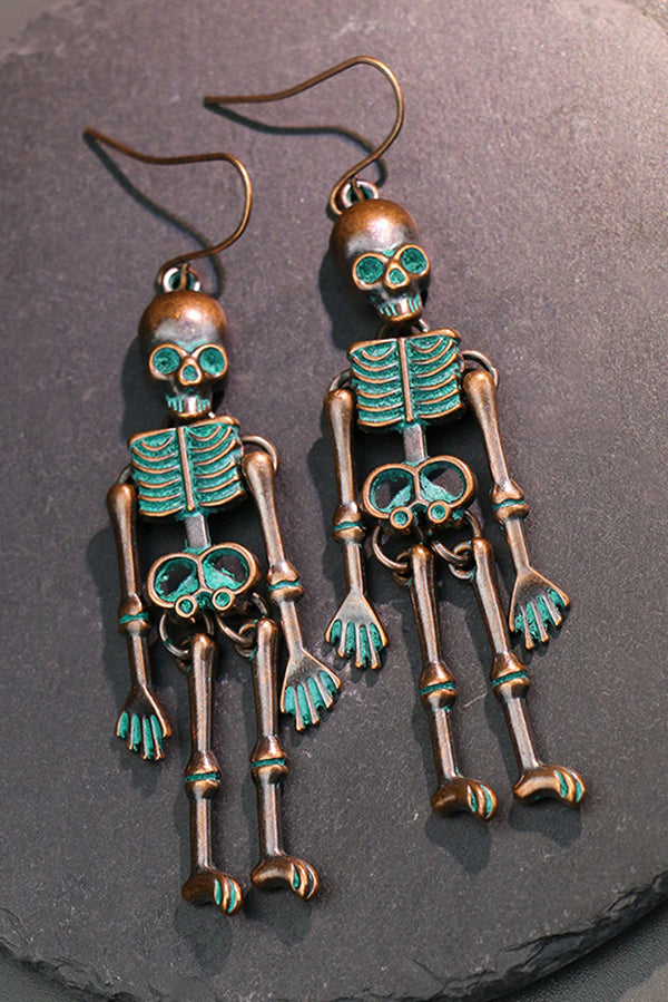 Halloween Dark Style Skull Earrings