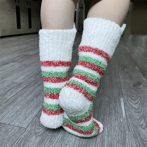 3D Funny Cartoon Home Floor Socks Christmas