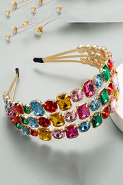 Personalized Three-row Diamond-studded Fashion Headband