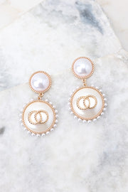 Graceful Glamour Pearl Earrings