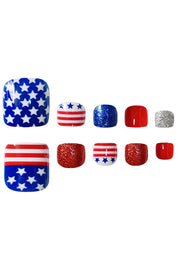 Independence Day Pattern Fashion Nail Art
