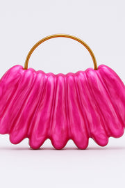 Simple Acrylic Wave-shaped Clutch Bag