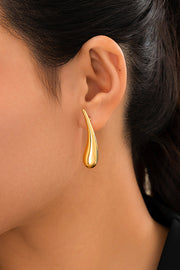 Fashionable Punk Big Water Drop Geometric Earrings