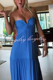 Sexy Sleeveless Off-shoulder Braided Elegant Maxi Dress
