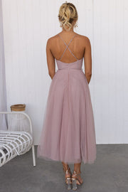 Modern-day Princess Chiffon Suspenders Party Maxi Dress