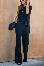 Recipe for Success One Shoulder Jumpsuit