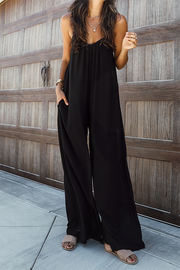 Classic Silhouette Pocketed Jumpsuit